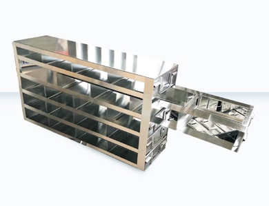 Side Access Drawer Stainless Steel Freezer Racks